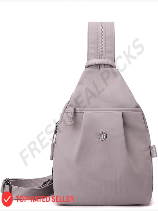 3-in-1 Convertible Anti-Theft Backpack Mini Nylon Commuter Crossbody Chest Bag main image 5